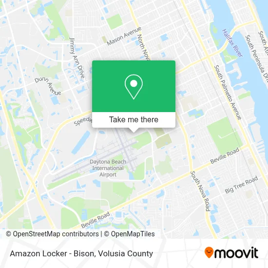 Amazon Locker - Bison map
