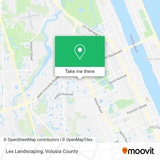 Lex Landscaping map
