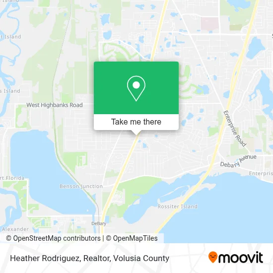 Heather Rodriguez, Realtor map