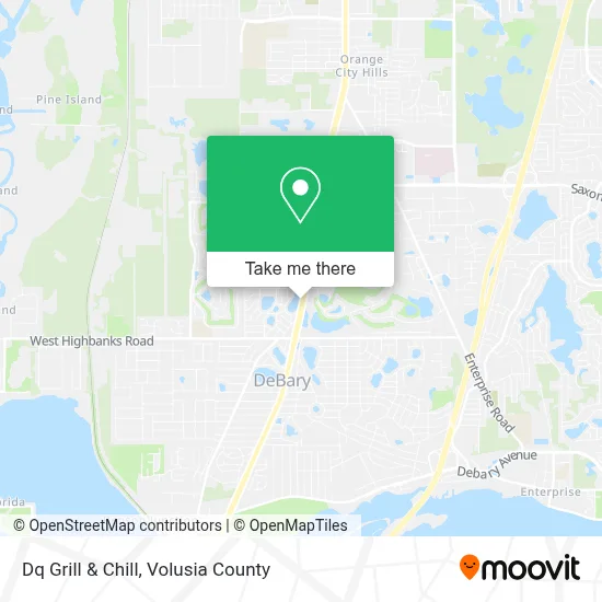 Dq Grill & Chill map