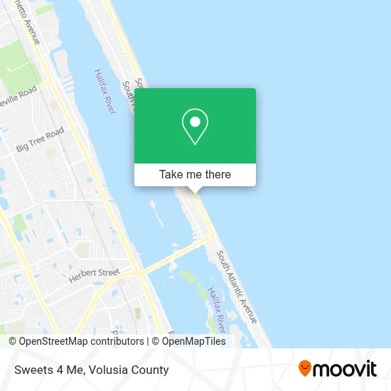 Sweets 4 Me map