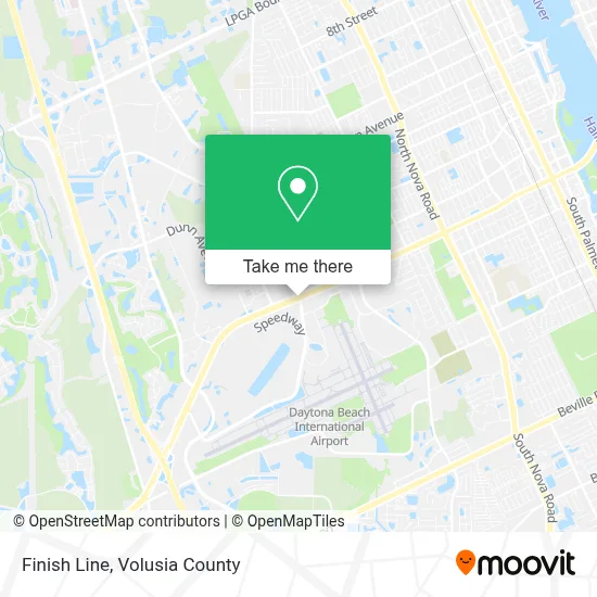 Finish Line map