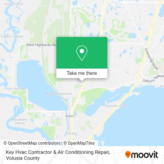 Key Hvac Contractor & Air Conditioning Repair map