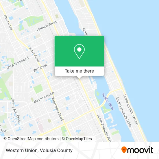 Western Union map