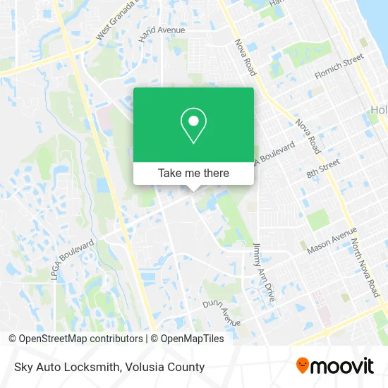 Sky Auto Locksmith map
