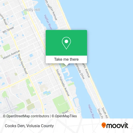 Cooks Den map