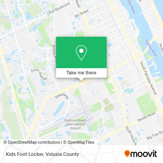 Kids Foot Locker map