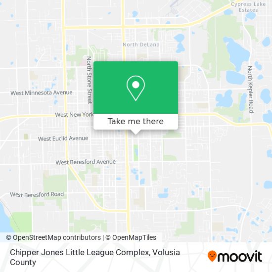 Chipper Jones Little League Complex map
