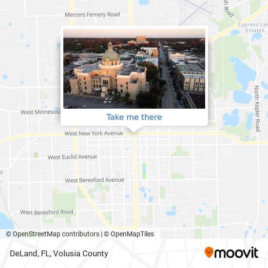 Mapa de DeLand, FL