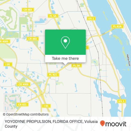 YOYODYNE PROPULSION, FLORIDA OFFICE map