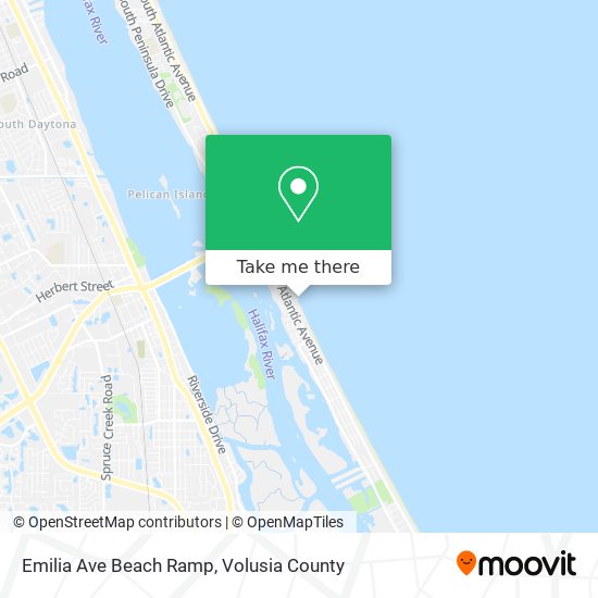 Mapa de Emilia Ave Beach Ramp