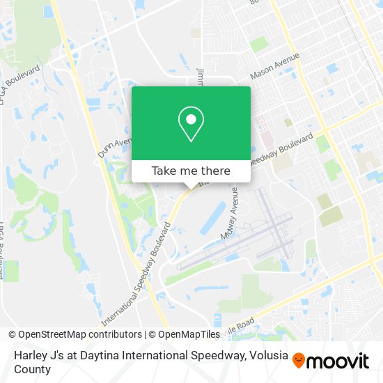 Mapa de Harley J's at Daytina International  Speedway