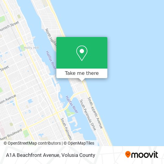 Mapa de A1A Beachfront Avenue