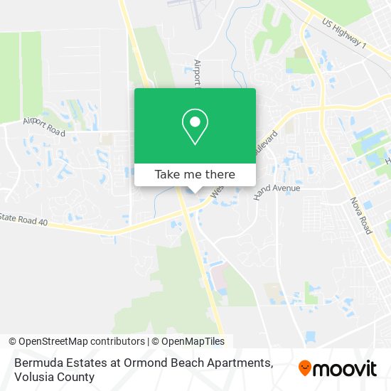 Bermuda Estates at Ormond Beach Apartments map