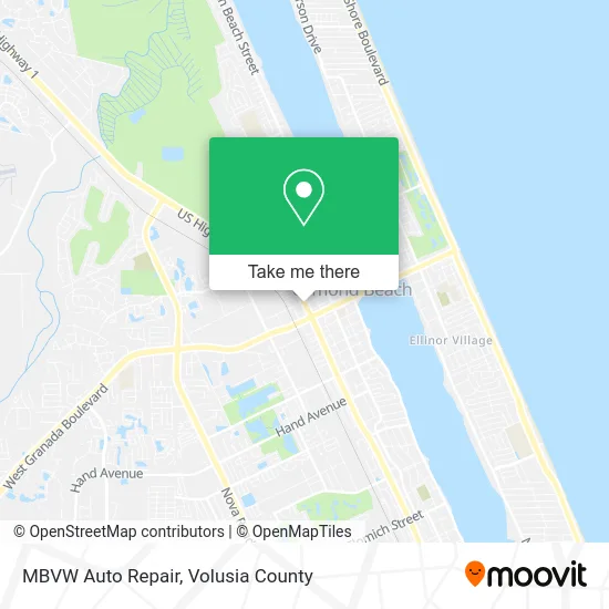 MBVW Auto Repair map