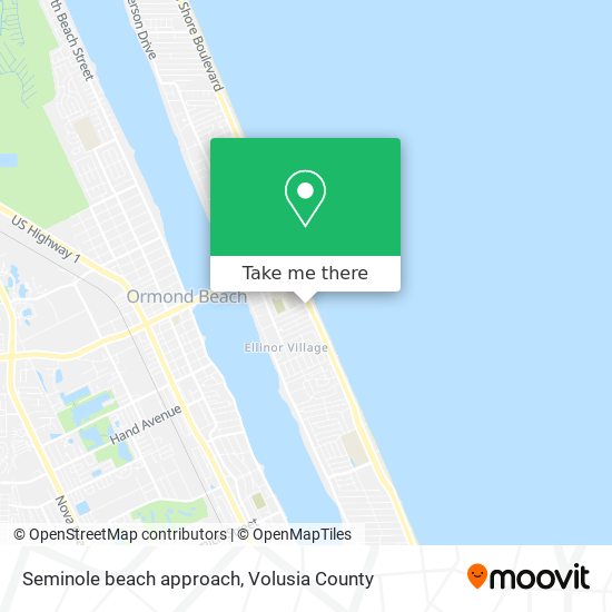 Mapa de Seminole beach approach