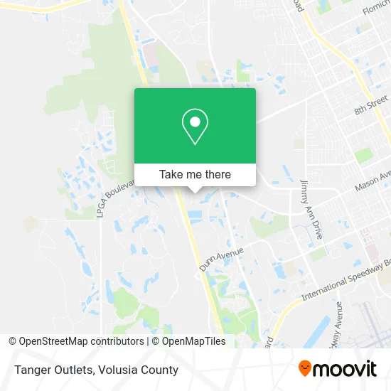 Tanger Outlets map