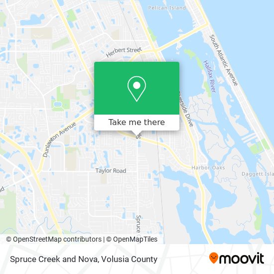 Mapa de Spruce Creek and Nova