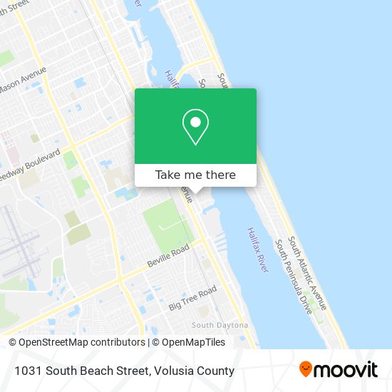 Mapa de 1031 South Beach Street