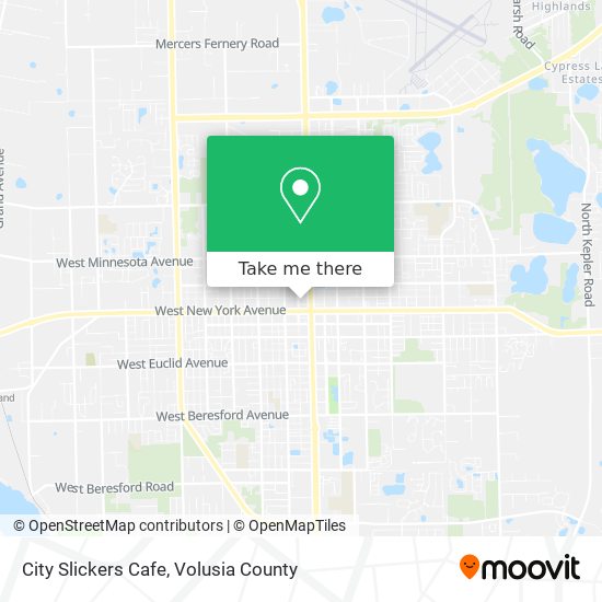 City Slickers Cafe map