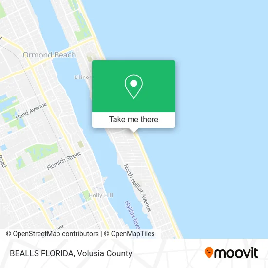 BEALLS FLORIDA map