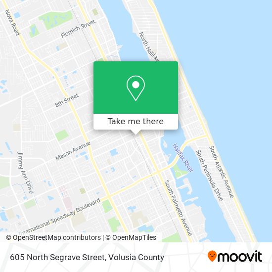Mapa de 605 North Segrave Street