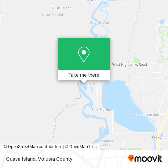 Mapa de Guava Island