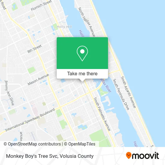 Monkey Boy's Tree Svc map