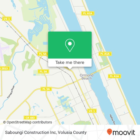 Saboungi Construction Inc map