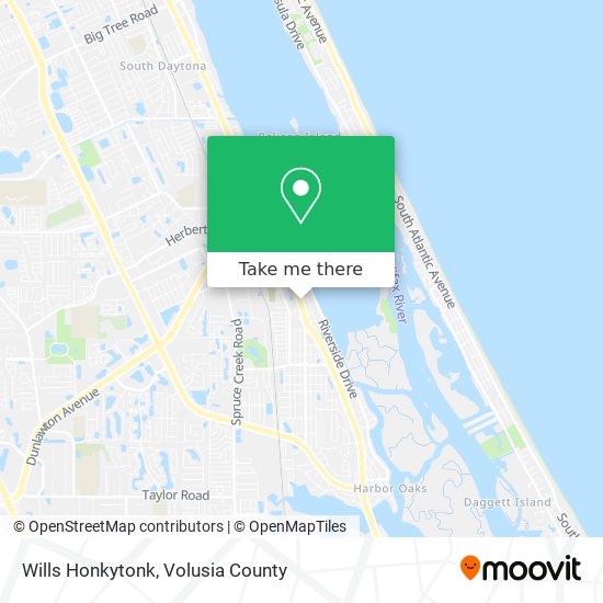 Mapa de Wills Honkytonk