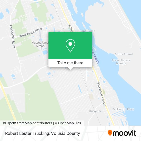 Robert Lester Trucking map