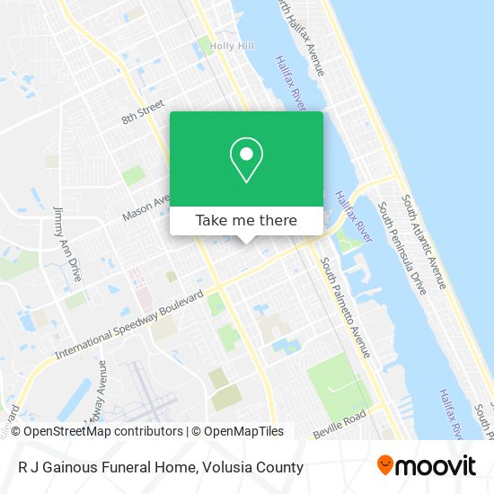 R J Gainous Funeral Home map