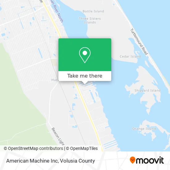 American Machine Inc map