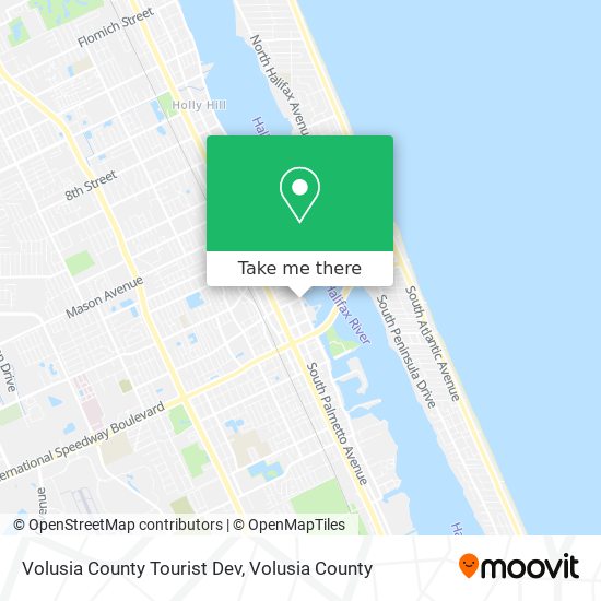 Volusia County Tourist Dev map