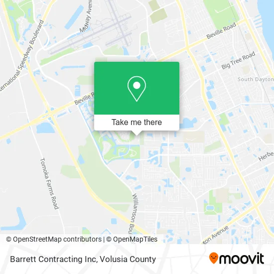 Barrett Contracting Inc map
