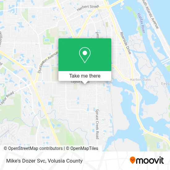 Mike's Dozer Svc map