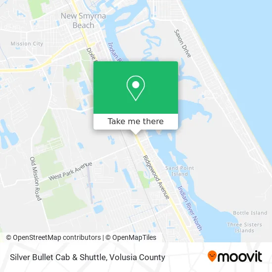 Silver Bullet Cab & Shuttle map