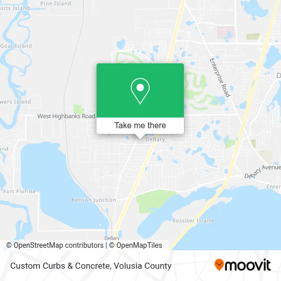 Custom Curbs & Concrete map