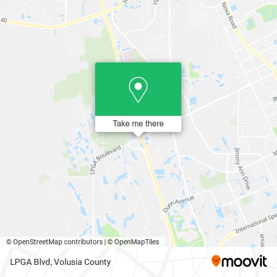 Mapa de LPGA Blvd