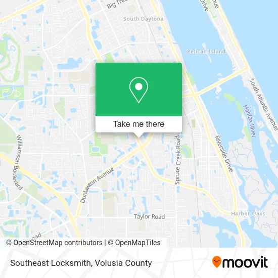 Southeast Locksmith map