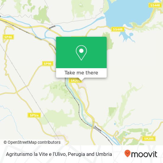 Agriturismo la Vite e l'Ulivo map