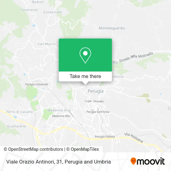 Viale Orazio Antinori, 31 map