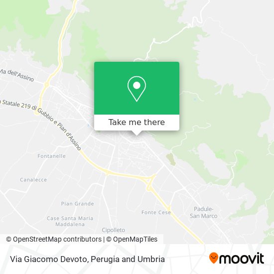 Via Giacomo Devoto map