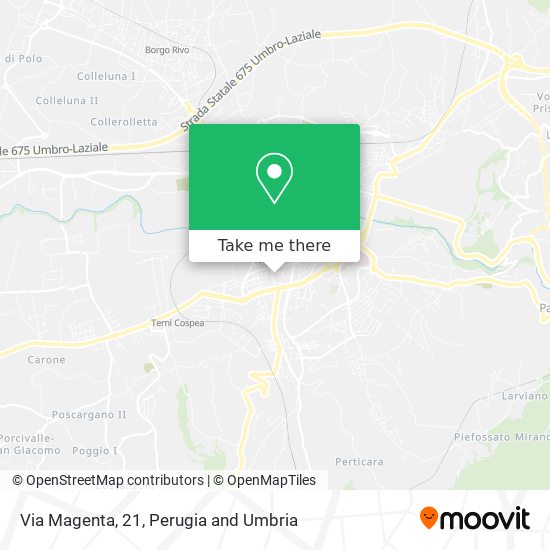 Via Magenta, 21 map