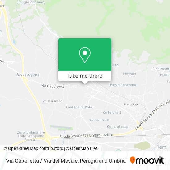 Via Gabelletta / Via del Mesale map