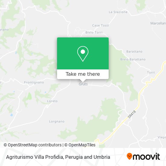 Agriturismo Villa Profidia map