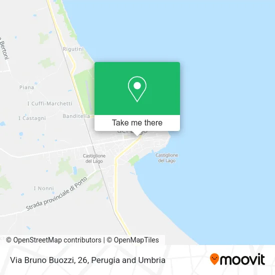 Via Bruno Buozzi, 26 map