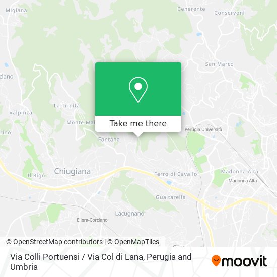 Via Colli Portuensi / Via Col di Lana map