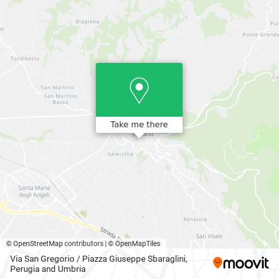 Via San Gregorio / Piazza Giuseppe Sbaraglini map