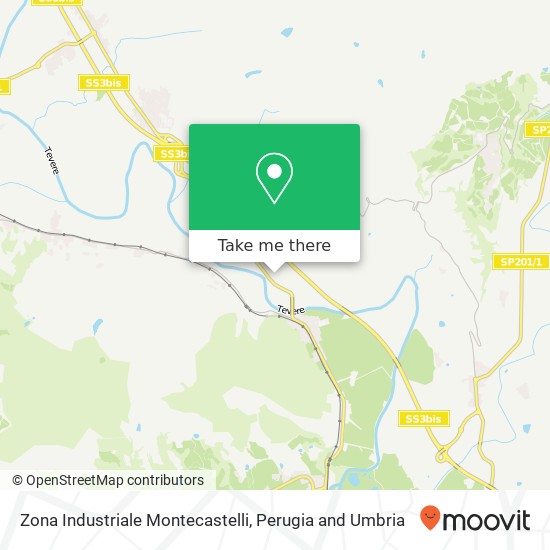 Zona Industriale Montecastelli map